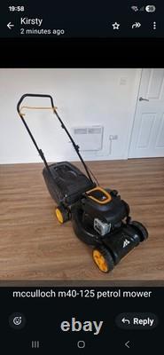 McCulloch M40-125 Petrol Lawn Mower with Briggs And Stratton 125cc engine