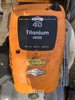 McCulloch Titanium 46SD 46cm Self Propelled Petrol Lawnmower Briggs & Stratton