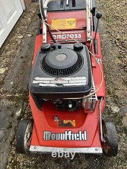 Mountfield Empress petrol lawnmower, roller drive, (elect. Start needs battery)