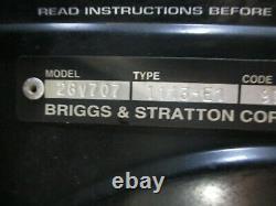 Mtd Briggs & Stratton 12.5hp Good Running Engine Motor 28v707