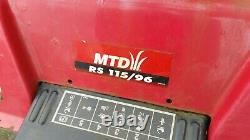 Mtd dismantling RS 115/96 Ride On LawnMower Briggs and Stratton 11.5hp engine