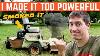 My Engine Swapped Grasshopper Mower Is Too Powerful It Let The Smoke Out