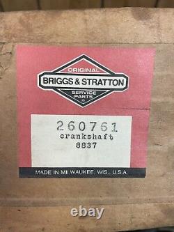 NIB Briggs & Stratton Crankshaft 260761, 260304,26662 Hard To Find NOS