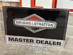 NOS Briggs And Stratton Authorized Service Center Sign 36x24 Metal