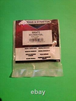 New! Briggs and Stratton 806472 Fuel Solenoid