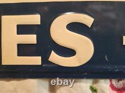 Nos Vintage Original Antique Gas Oil General Store Tin Sign Excellent Condition