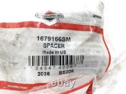 Pack of 2 Qty Briggs & Stratton 1679166SM Spacer NEW FREE FAST SHIP