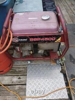 Petrol / LPG generator bsp4500 with Briggs and Stratton engine