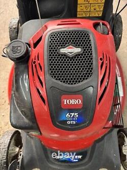 Petrol lawn mower self propelled used