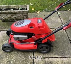 Petrol lawnmower, Briggs & Stratton engine recently serviced by professionals
