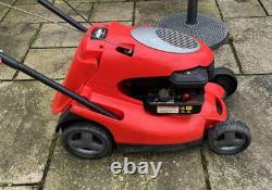 Petrol lawnmower, Briggs & Stratton engine recently serviced by professionals