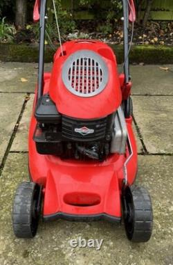 Petrol lawnmower, Briggs & Stratton engine recently serviced by professionals