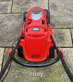 Petrol lawnmower, Briggs & Stratton engine recently serviced by professionals