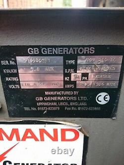 Petrol welder/generator 200 amp DC Vanguard Briggs and Stratton 13hp site safe
