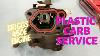 Plastic Carburetor Cleaning On 450e Briggs U0026 Stratton E Series Engine On Bolens Lawn Mower