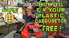 Plastic Carburetor Repair It For Free Craftsman Push Lawn Mower With Briggs And Stratton Engine