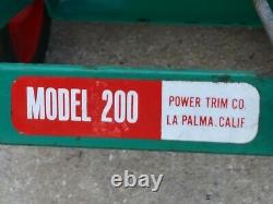 Power Trim model 200 Commercial Residential Edger Briggs & Stratton Engine 3 HP