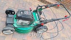 Qualcast Briggs and Stratton 500 series petrol lawn mower self propelled used