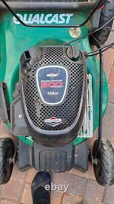 Qualcast Briggs and Stratton 500 series petrol lawn mower self propelled used