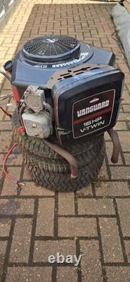 Ride on mower 16HP V-Twin Vanguard Briggs & Stratton Petrol Engine