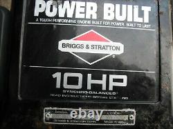 Ride on mower Vertical 10HP Power Built Briggs Stratton Petrol Engine Husqvarna