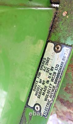Rotavator Tiller Wolseley Webb Wizard With Briggs Stratton Engine Vintage