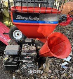 SIMPLICITY 5/14 CHIPPER SHREDDER BRIGGS & STRATTON ENGINE spares or repair only