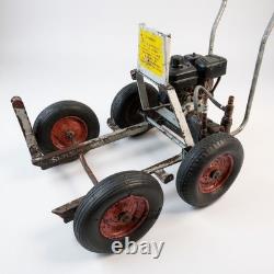 (SOLD) Four Wheel Bitumen Emulsion Pump Tar Sprayer Tack Coating Barrel Spray