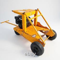 (SOLD) Tri Wheel Bitumen Emulsion Pump Tar Sprayer Tack Coating, Barrel Spray
