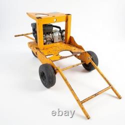 (SOLD) Tri Wheel Bitumen Emulsion Pump Tar Sprayer Tack Coating, Barrel Spray