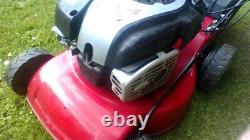 Sanli Briggs & Stratton Hand Push Petrol 46 cm Mower + Grass Bag SERVICED vgc