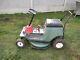 Small Vintage Petrol Ride On Garden Lawn Mower, Good Running Order