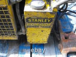 Stanley hydraulic Breaker With Gun Briggs and Stratton 16 hp twin petrol engin