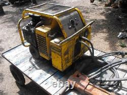 Stanley hydraulic Breaker With Gun Briggs and Stratton 16 hp twin petrol engin