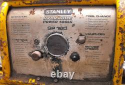 Stanley hydraulic Breaker With Gun Briggs and Stratton 16 hp twin petrol engin