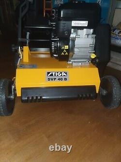 Stiga SVP 40 B Scarifier 4 Stroke Petrol Briggs & Stratton Engine Used Once