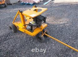 Tri Wheel Bitumen Emulsion Pump Tar Sprayer Tack Coating Machine Barrel Spray