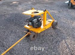 Tri Wheel Bitumen Emulsion Pump Tar Sprayer Tack Coating Machine Barrel Spray