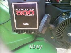 Viking vh540 by briggs and Stratton petrol cultivator with plough attachment