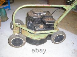 Vintage Hayter Hawk graveyard mower. Briggs & Stratton engine