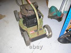 Vintage Hayter Hawk graveyard mower. Briggs & Stratton engine