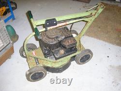 Vintage Hayter Hawk graveyard mower. Briggs & Stratton engine