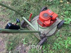 Vintage Hayterette lawnmower with 3.5hp Briggs & Stratton Quiet Power engine