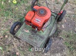 Vintage Hayterette lawnmower with 3.5hp Briggs & Stratton Quiet Power engine