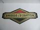 Vintage Official Briggs And Stratton 22×10 1/2 Thick Metal Sign