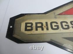 Vintage Official Briggs and Stratton 22×10 1/2 Thick Metal Sign