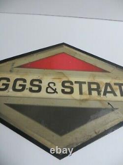 Vintage Official Briggs and Stratton 22×10 1/2 Thick Metal Sign