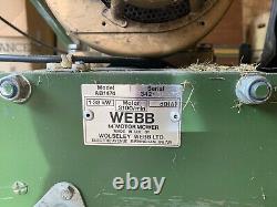 Webb 14 inch Cylinder Lawnmower. Briggs and Stratton Engine