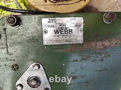Webb AB1474 cylinder mower Briggs And Stratton engine