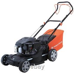 Yard Force 40cm Hand Push Petrol Lawnmower with 125cc Briggs and Stratton Engine